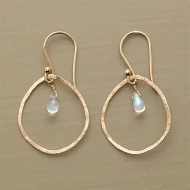 Retrobrass Loop Earrings